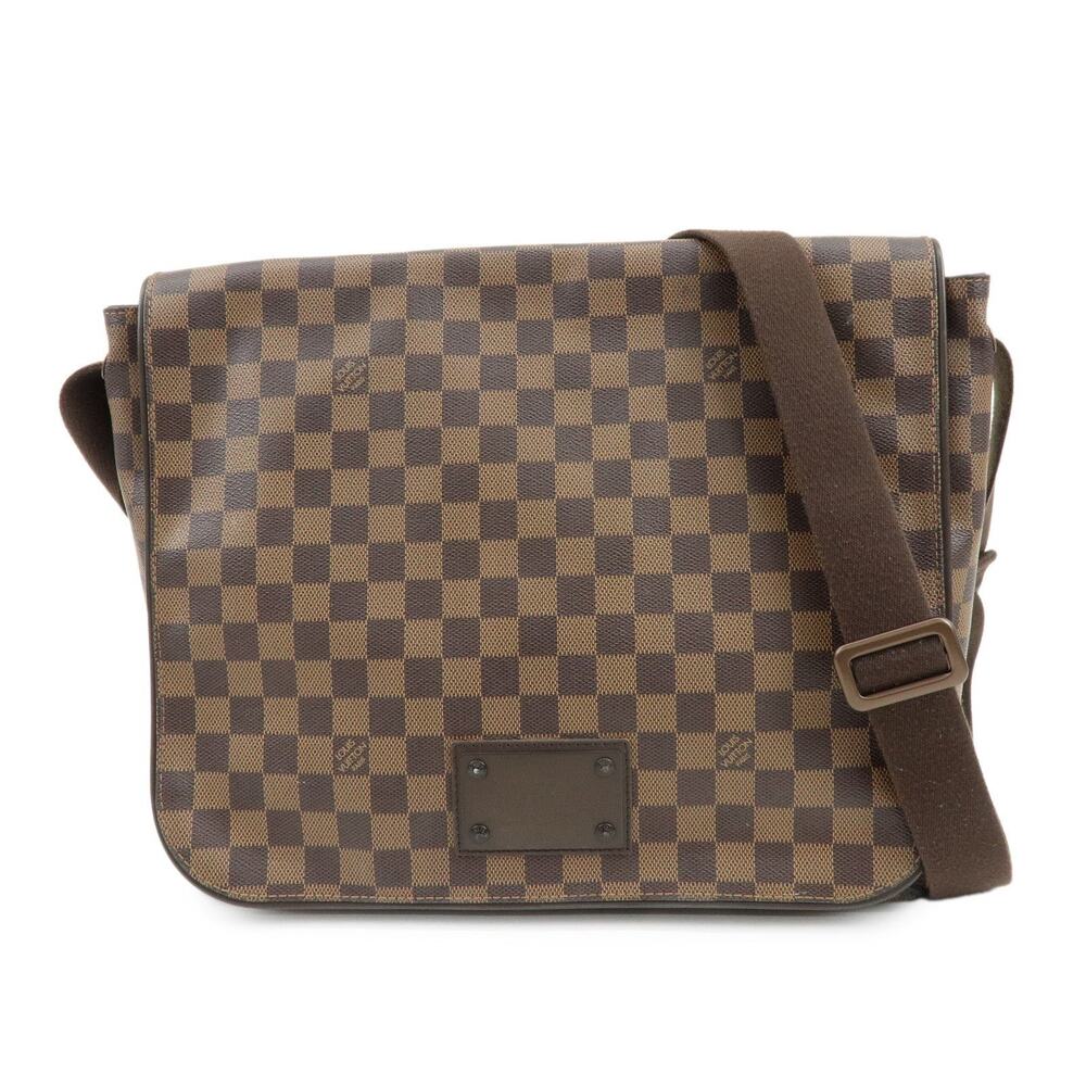 Louis Vuitton Damier Ebene Brooklyn Messenger Bag Brown